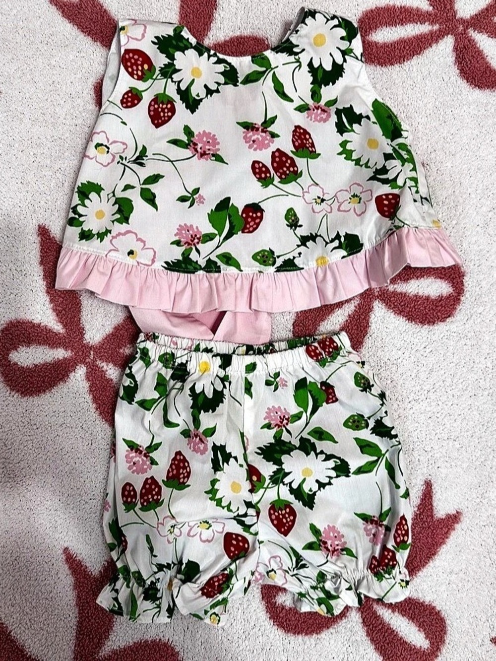 The Beaufort Bonnet Company STRAWBERRY SET 18-24 M